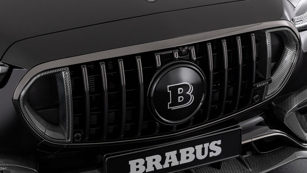 BRABUS Carbon Front Grille Inserts on Mercedes-AMG S63 E Performance V223 - view 2