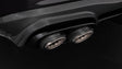 BRABUS valve-controlled sport exhaust tailpipes on Mercedes-AMG S63 E Performance V223
