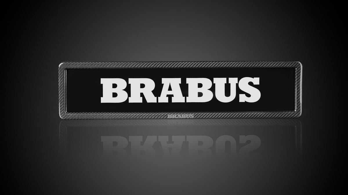 BRABUS Carbon License Plate Holder Set on Mercedes S-Class S500/S580, AMG S63 & Maybach S580/S680 W223/V223/Z223 - view 3