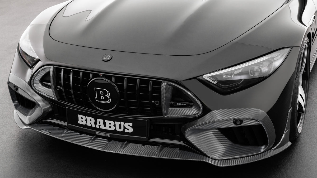 BRABUS Carbon Front Spoiler on Mercedes-AMG SL63 R232
