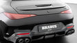 BRABUS Carbon Rear Diffuser with Carbon/Titanium Tailpipes on Mercedes-AMG SL63 R232