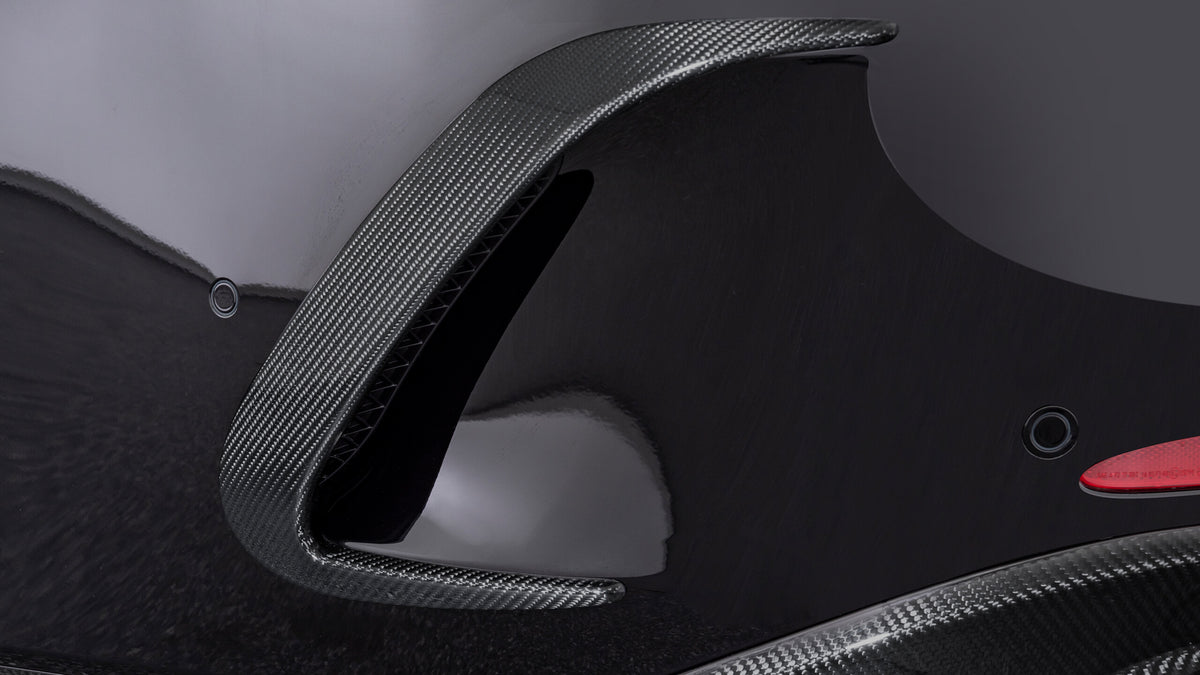 BRABUS Carbon Rear Fascia Attachments on Mercedes-AMG GT 63 / GT 63 S 4-Door Coupe X290