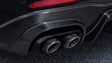 BRABUS sport exhaust with carbon fiber tip housings on Mercedes-AMG GT 63 S 4-Door X290