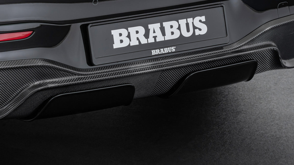 BRABUS EQS V297 carbon rear diffuser detail