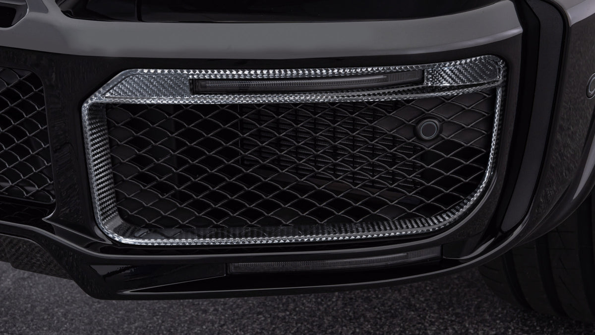 BRABUS carbon front fascia insert detail W463A