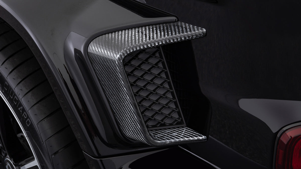 BRABUS carbon WIDESTAR fender insert detail W463A