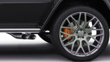 BRABUS G-Class W463A side view showing side-exit sport exhaust