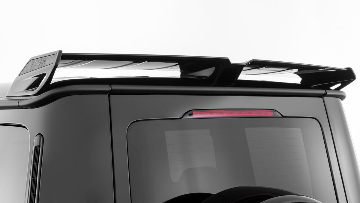 BRABUS W465 rear spoiler carbon insert detail