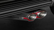 BRABUS illuminated sport exhaust with red-lit tailpipes on Mercedes-AMG G63 W465