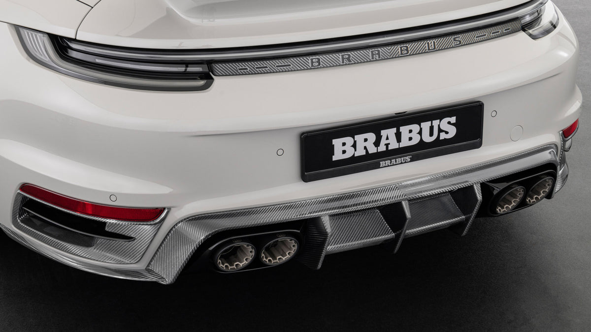 BRABUS Carbon Rear Diffuser for Porsche 911 Turbo / Turbo S - 902-400-99 - image 1