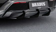BRABUS Carbon Rear Skirt Insert with Diffuser for Porsche Taycan - 9TY-400-99 - image 1