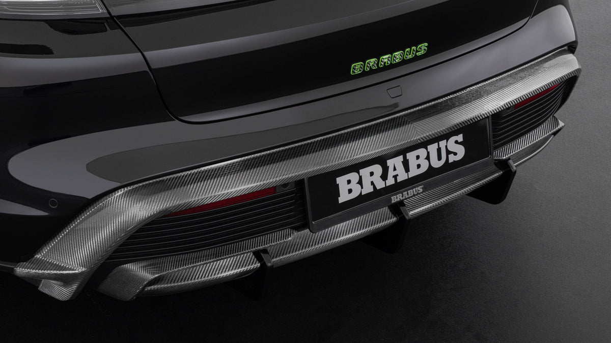 BRABUS Carbon Rear Skirt Attachment for Porsche Taycan - 9TY-410-99 - image 1
