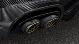 BRABUS Ø90 mm carbon titanium exhaust tips Mercedes-AMG GLE63 S Coupe C167 rear view