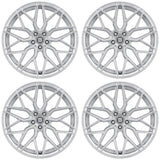 20" Brada CX3 Silver Forged Concave Wheels Rims Fits BMW G22 420 430 M440