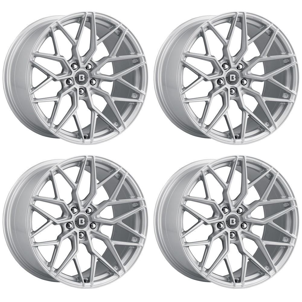 20" Brada CX3 Silver Forged Concave Wheels Rims Fits BMW G22 420 430 M440