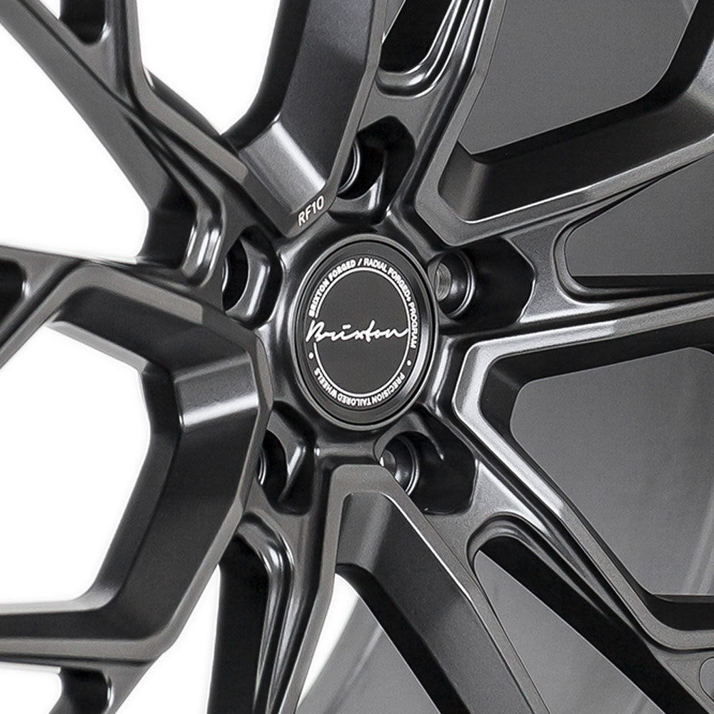 20" Brixton Forged RF10 Grey 20x9 Concave Wheels Rims Fits Acura TSX