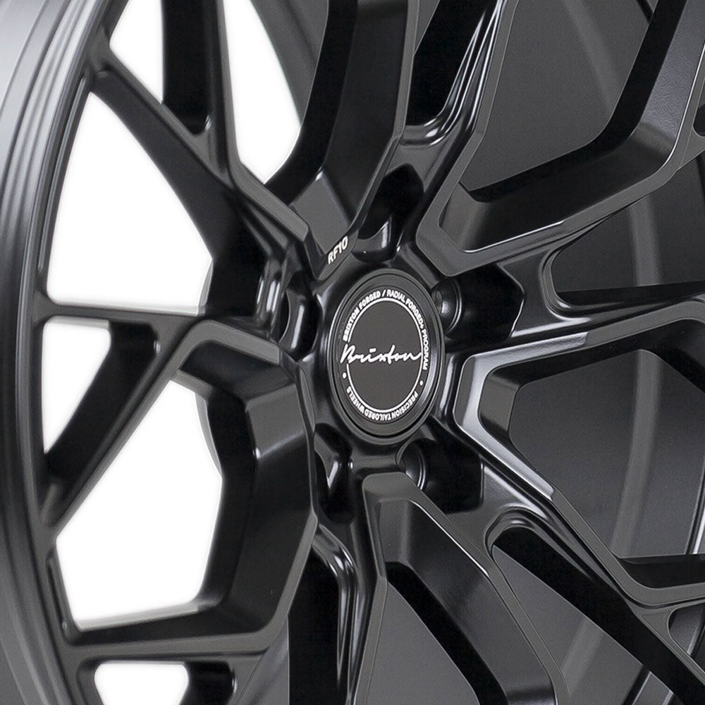 20" Brixton Forged RF10 Black 20x9 Concave Wheels Rims Fits Nissan Altima