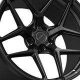 22" Brixton Forged RF7 Black Concave Wheels Rims Fits BMW G12 740 750