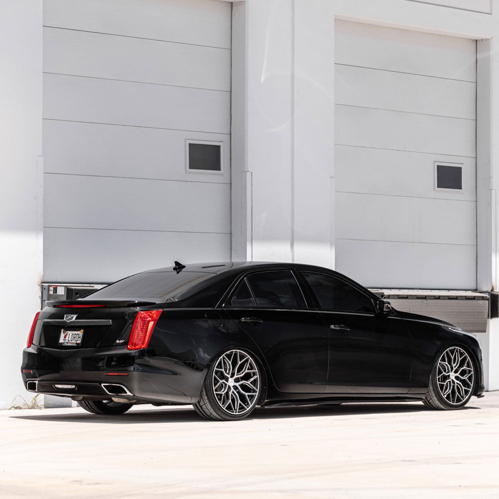 19" Vossen HF2 Black 19X9 19X10 1102 Concave Wheels Rims Fits Infiniti G35 Sedan
