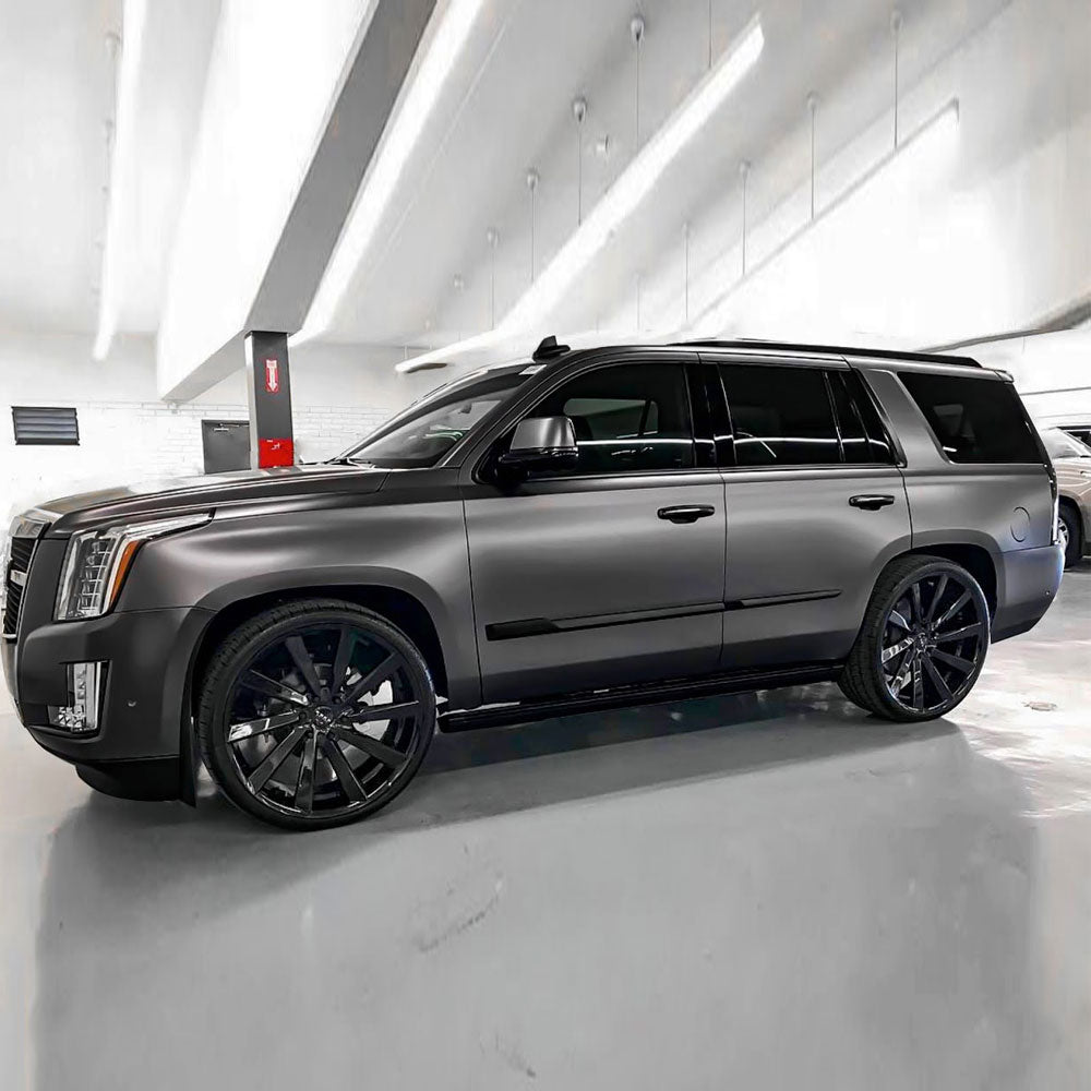 24" Koko Kuture Kapan Black 24x10 Concave Wheels Rims Fits GMC Yukon XL 1500