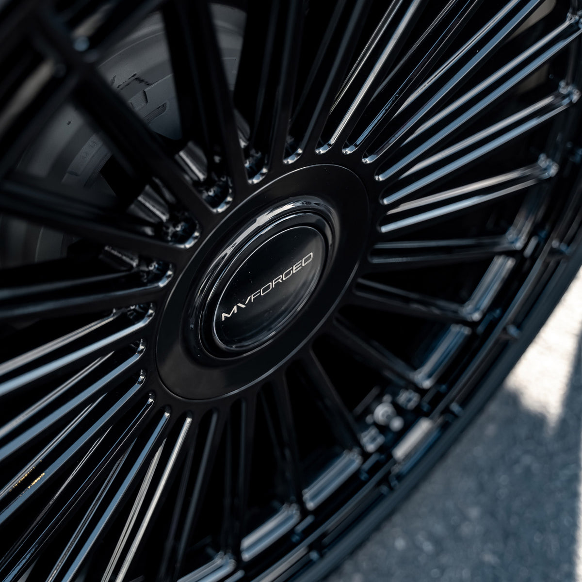 24" MV Forged MVF40 Black 24x10 Wheels Rims Fits Mercedes W463 G500 G550 G63