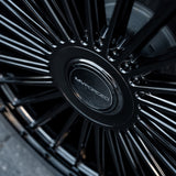 24" MV Forged MVF40 Black 24x10 Concave Wheels Rims Fits Ford F150