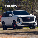 24" Velgen VFF9 Black 24x10 Concave Wheels Fits Cadillac Escalade V