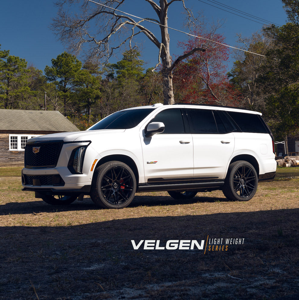 24" Velgen VFF9 Black 24x10 Concave Wheels Fits GMC Sierra