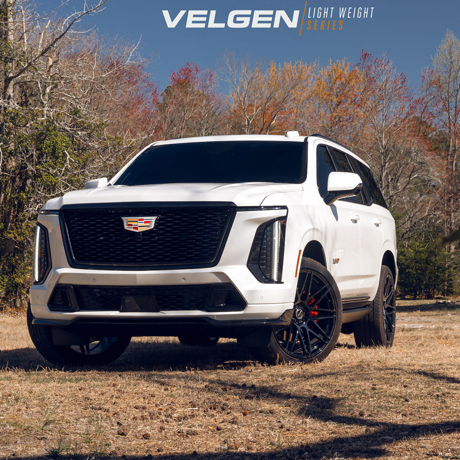 24" Velgen VFF9 Black 24x10 Concave Wheels Fits Chevrolet Silverado 1500