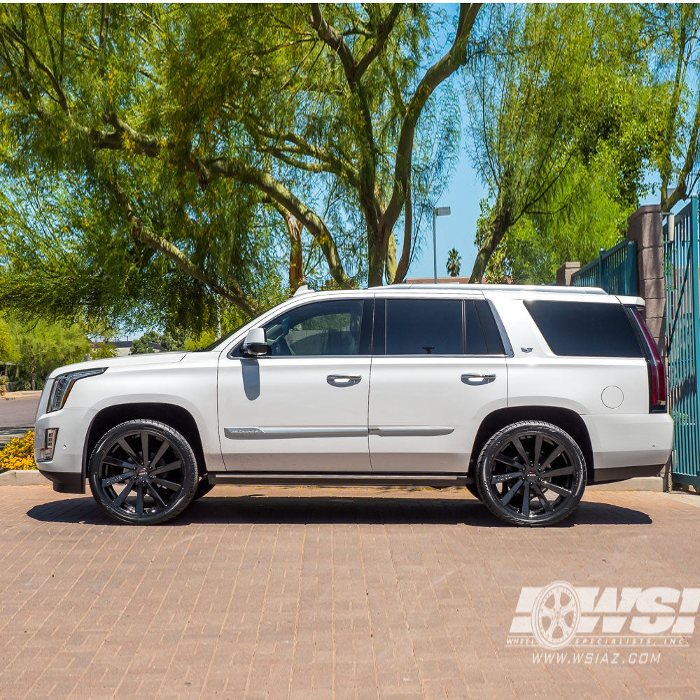 24" Koko Kuture Kapan Black 24x10 Concave Wheels Rims Fits GMC Yukon XL 1500