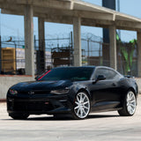 20" Vossen VFS-1 Silver 20x9.5 Forged Concave Wheels Rims Fits Chevrolet Camaro
