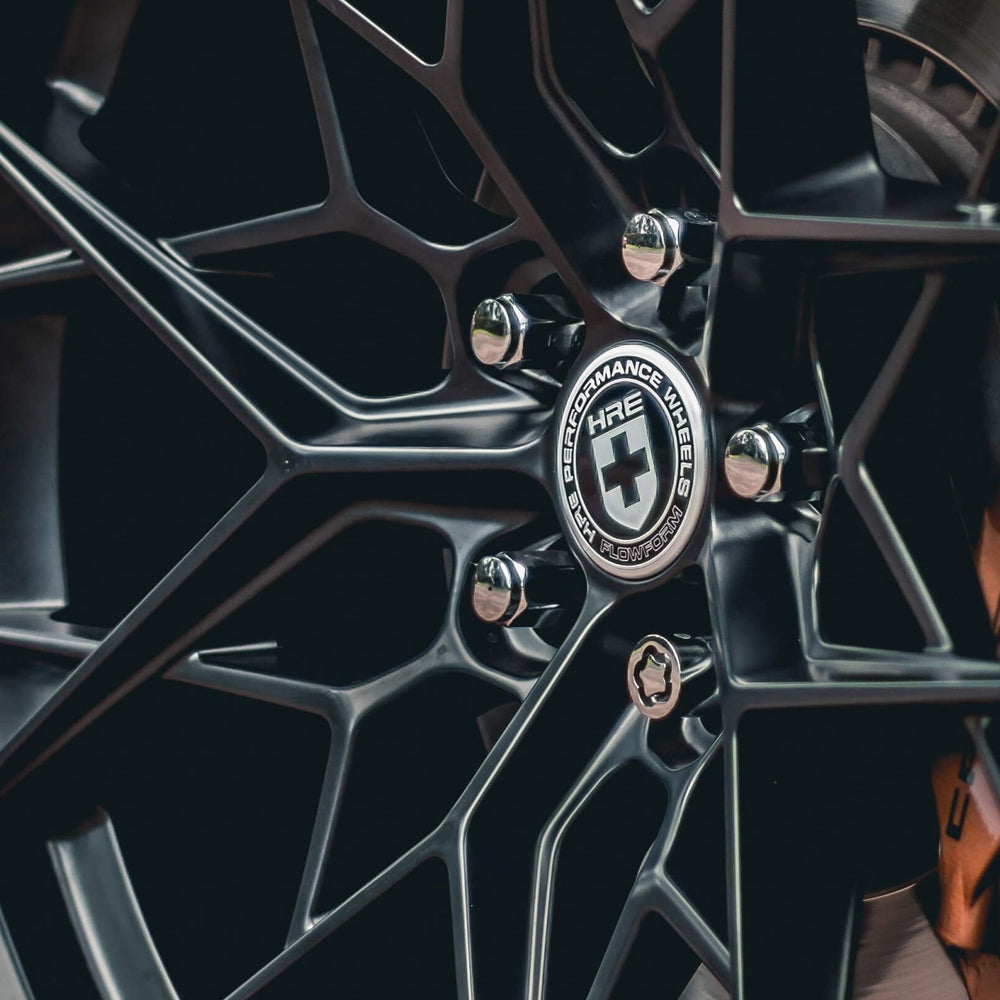 20" HRE FF10 Black Forged Concave Wheels Rims Fits Honda Civic Type R FK8