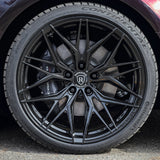 20" Rohana RFX17 Black Forged Concave Wheels Rims Fits Dodge Challenger