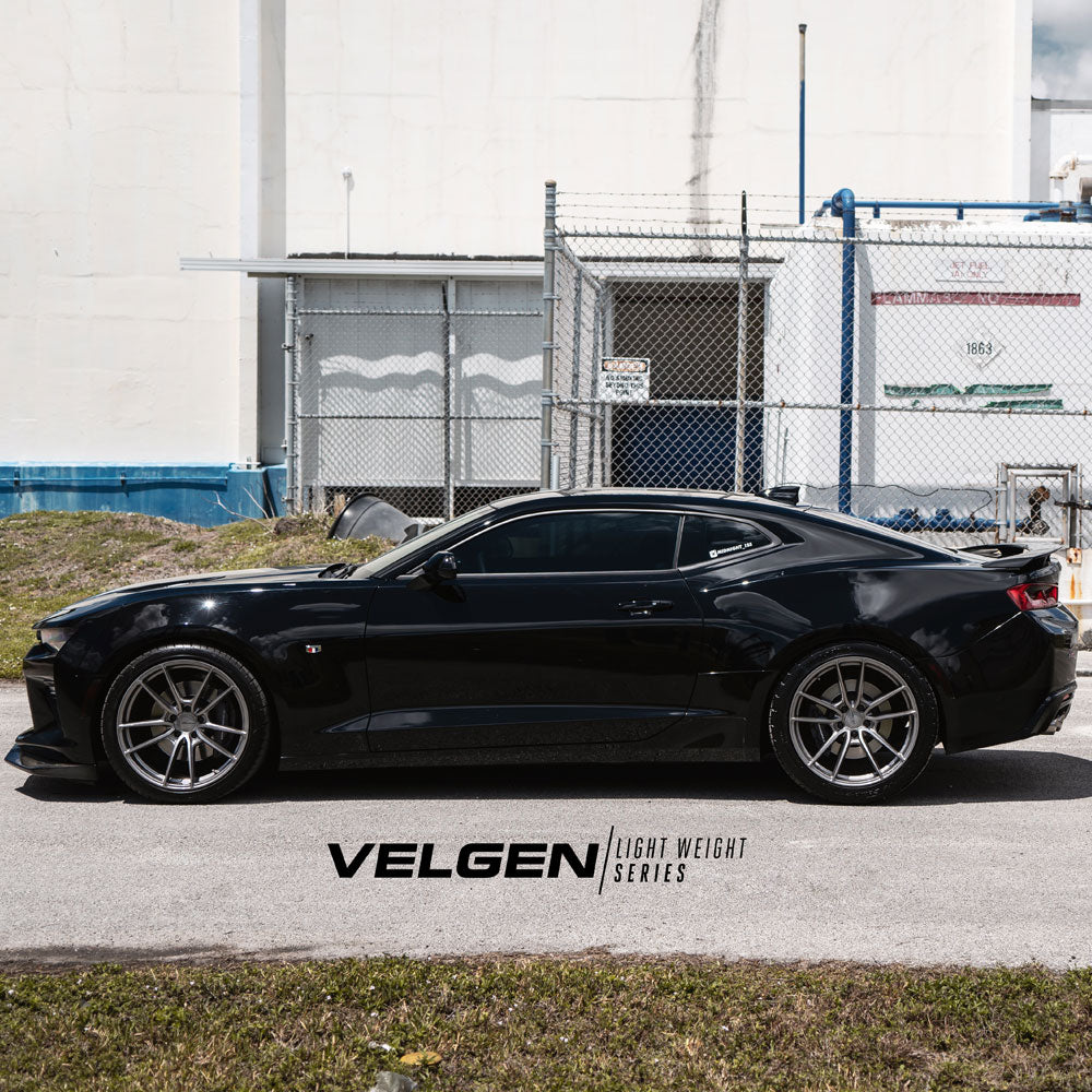 20" Velgen VF5 Grey Forged Concave Wheels Rims Michelin Tires Fits Ford Mustang