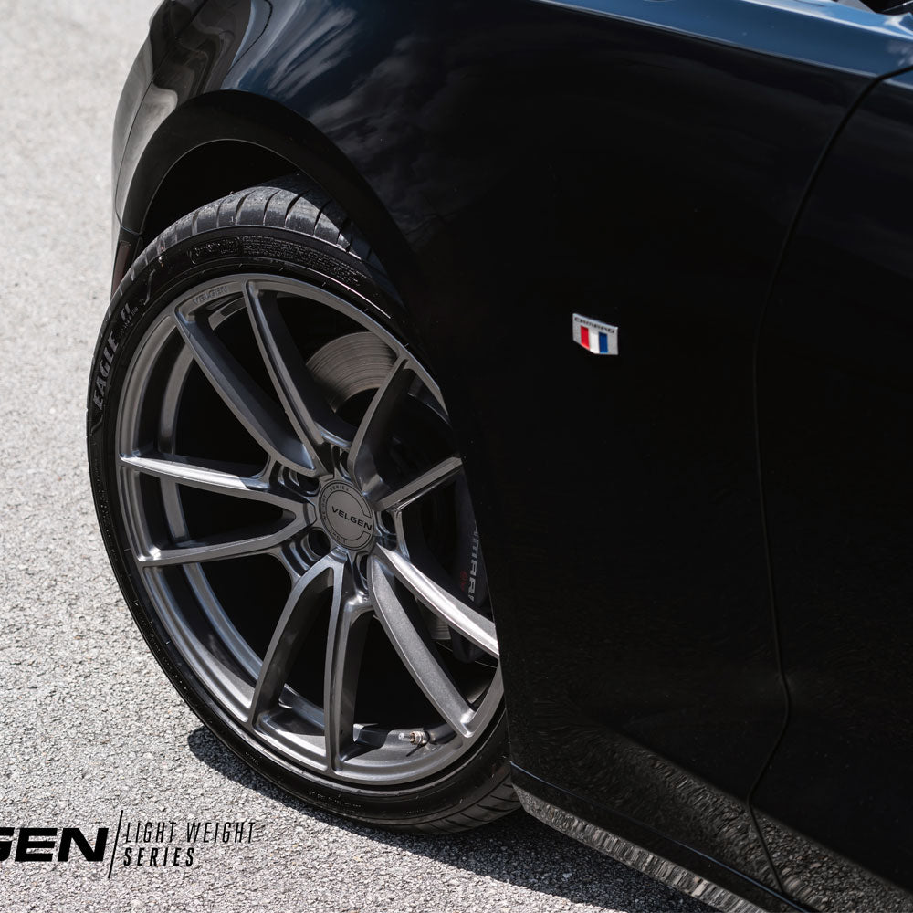 20" Velgen VF5 Grey Forged Concave Wheels Rims Michelin Tires Fits Ford Mustang