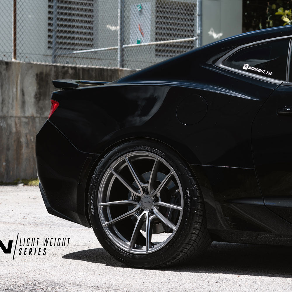 20" Velgen VF5 Grey Forged Concave Wheels Rims Michelin Tires Fits Ford Mustang