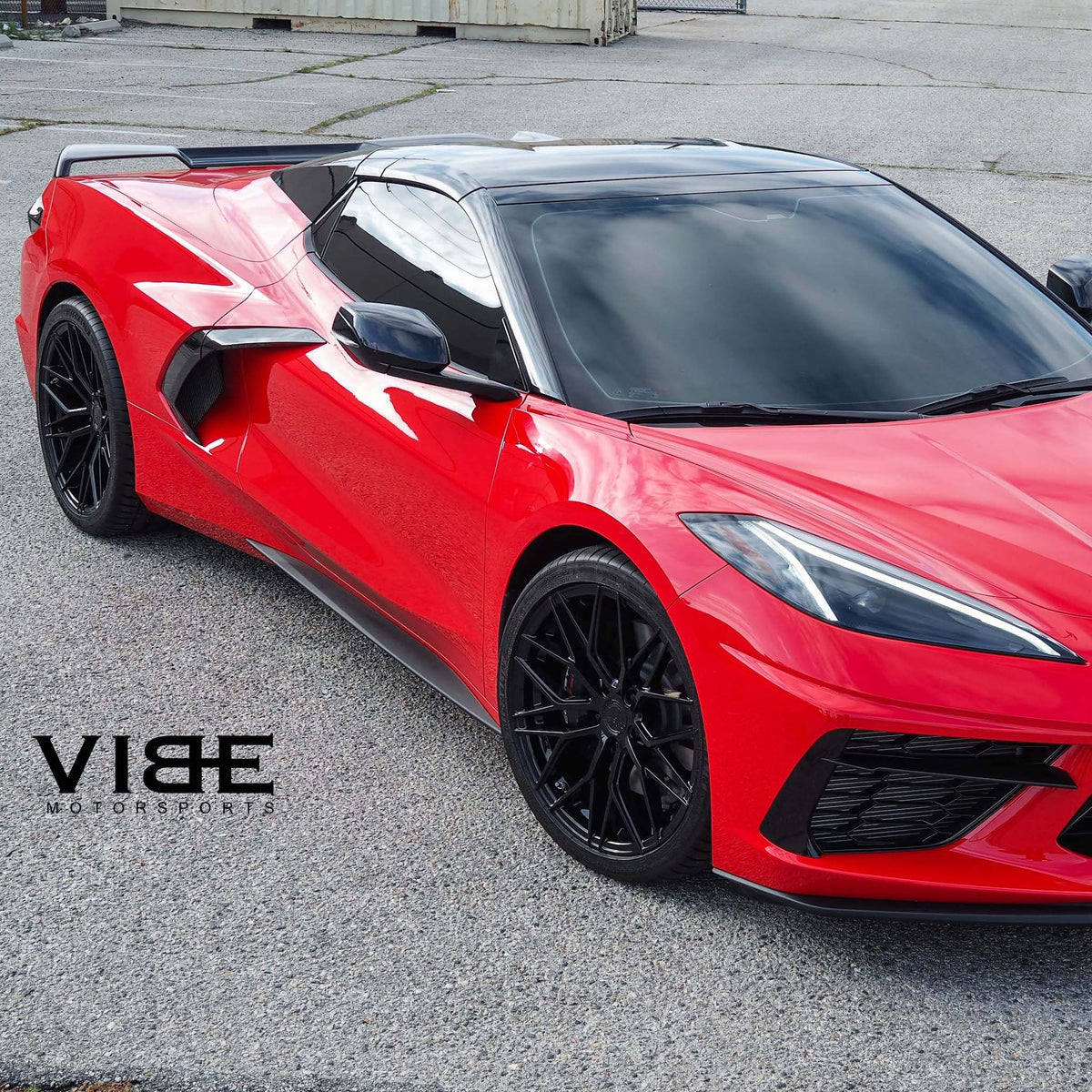 19/20" Avant Garde M520R Black 19x8.5 20x11 Wheels Rims Fits Chevy Corvette C8