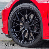 19/20" Avant Garde M520R Black 19x8.5 20x11 Wheels Rims Fits Chevy Corvette C8