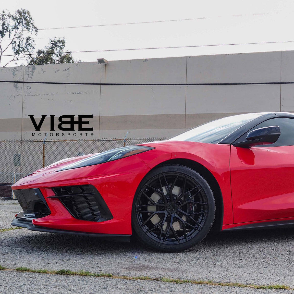 20/21" Avant Garde M520R Black 20x9 21x12 Wheels Rims Fits Chevrolet Corvette C8