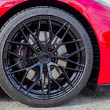 19/20" Avant Garde M520R Black 19x8.5 20x11 Wheels Rims Fits Chevy Corvette C8