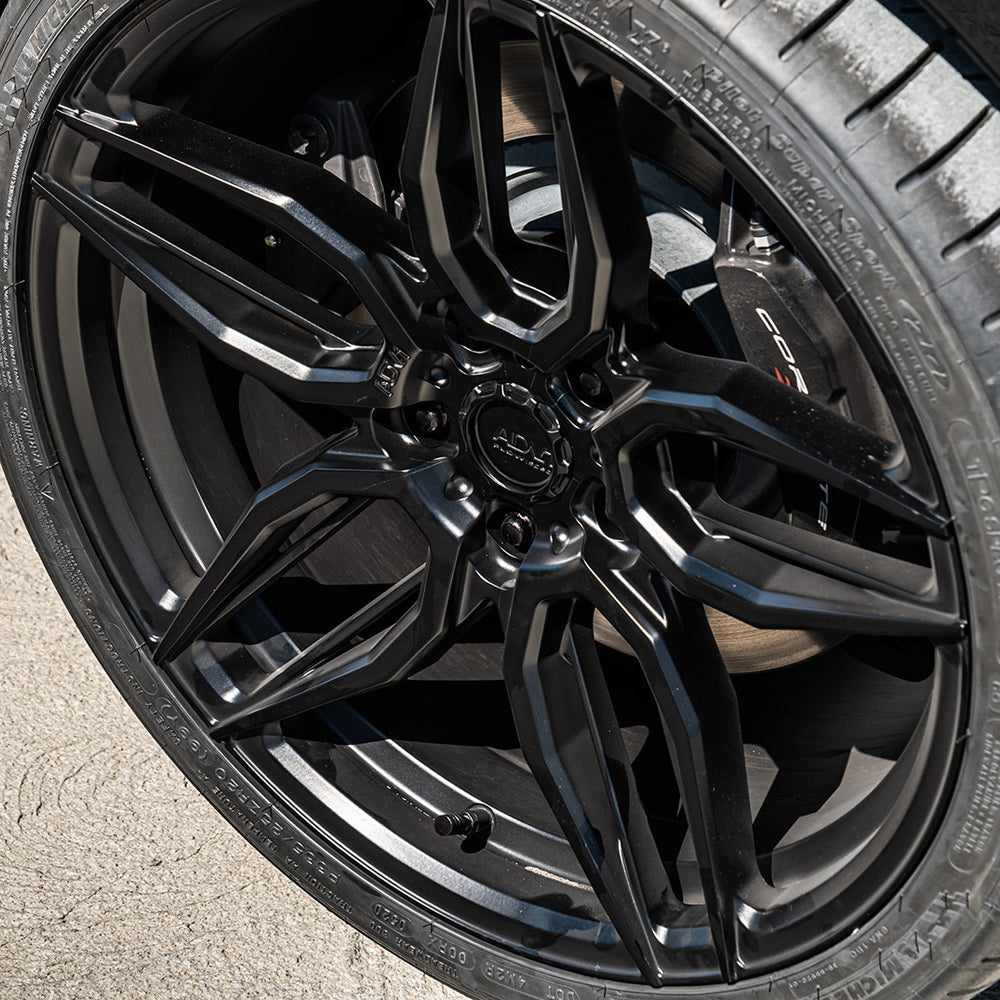 20" ADV1 ADV005 Silver 20x9 20x11 Concave Wheels Rims Fits Chevrolet Camaro