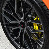 20/21" Avant Garde M520R Dark Graphite 20x9 21x12 Wheels Rims Fits Corvette C8