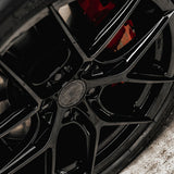 19/20" Avant Garde M580R Black 19x8.5 20x11 Wheels Rims Fits Chevy Corvette C8