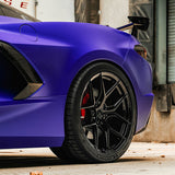 20/21" Avant Garde M580R Dark Graphite 20x9 21x12 Wheels Rims Fits Corvette C8