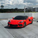 20/21" E5 Sebring Bronze Brushed Tint 20x9 21x12 Concave Wheels for Corvette C8 Stingray (2020-2027) | Set of 4