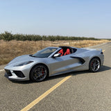 19" 20" HRE FF11 Silver 19x9 20x11.5 Concave Wheels Rims Fits Chevy Corvette C8