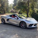 19" 20" HRE FF11 Silver 19x9 20x11.5 Concave Wheels Rims Fits Chevy Corvette C8