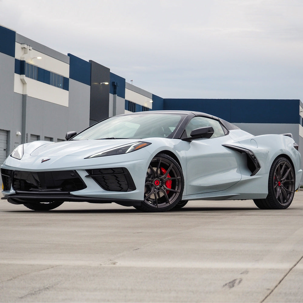 20/21" Vorsteiner VPX 101 Brushed 20x9 21x12 Wheels Rims Fits Corvette C8