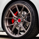 20/21" Vorsteiner VPX 101 Brushed 20x9 21x12 Wheels Rims Fits Corvette C8