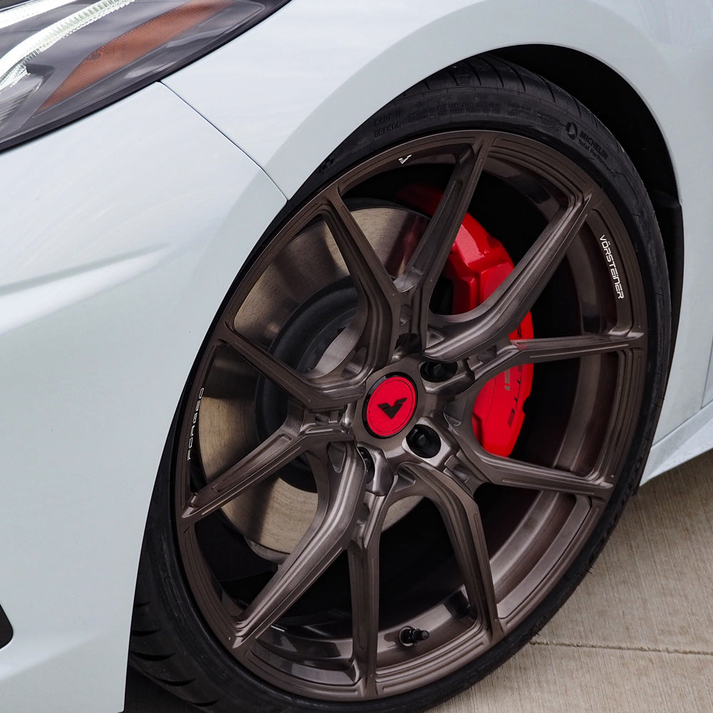 20/21" Vorsteiner VPX 101 Brushed 20x9 21x12 Wheels Rims Fits Corvette C8